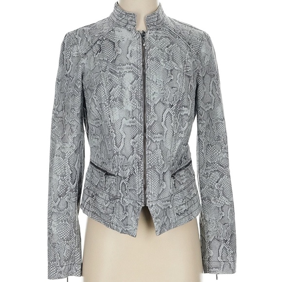 White House Black Market Snake Print Jacket - Picture 1 of 6
